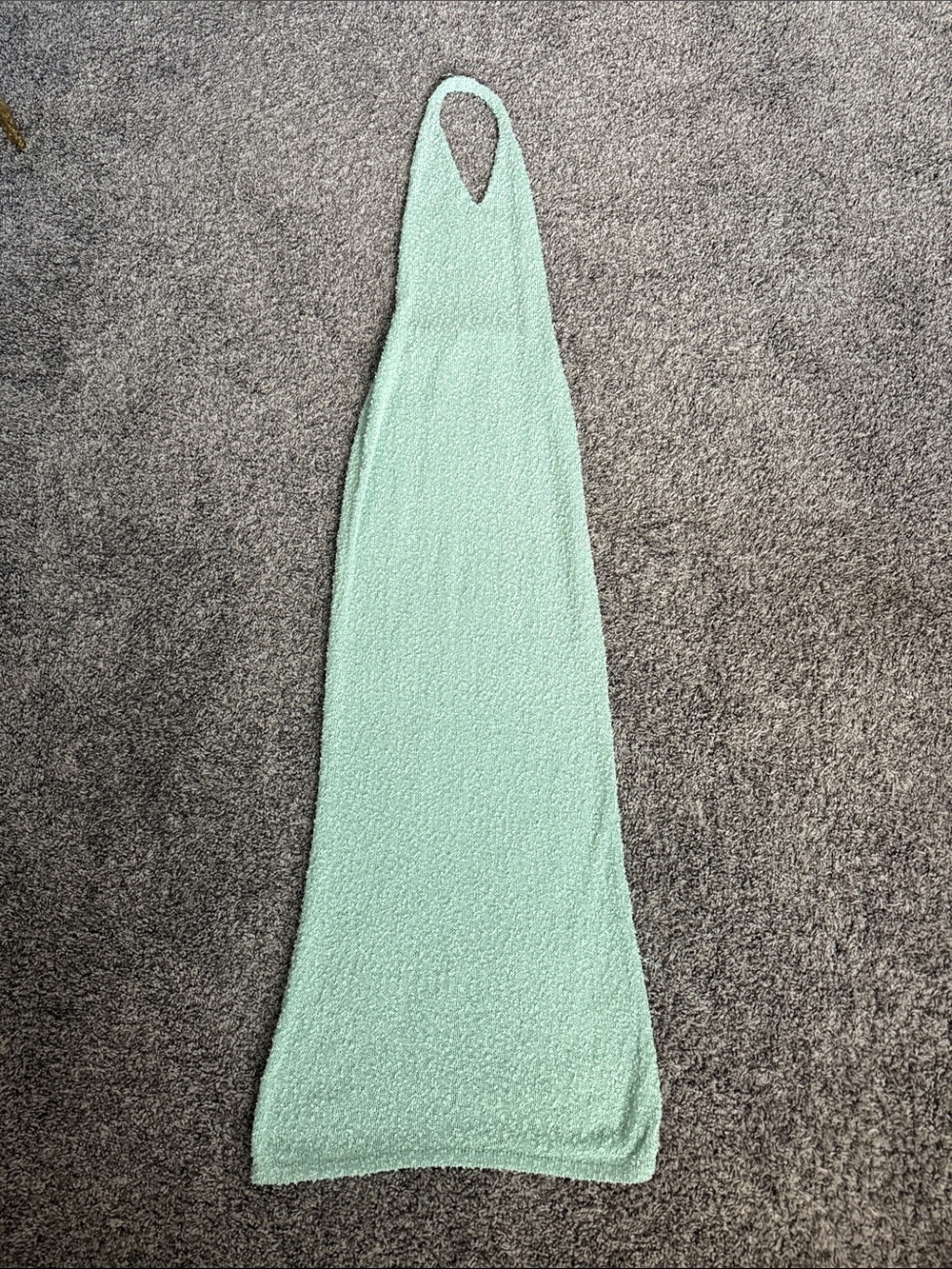 Sleeveless Mint Green Maxi Dress - Lightweight Halter Style